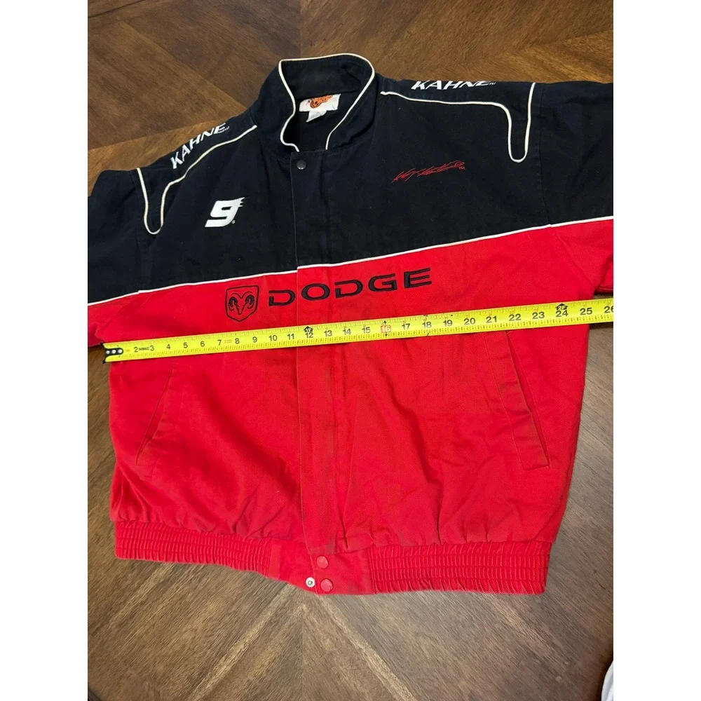 Winners Circle‎ Kasey Kahne NASCAR Dodge Racing Jacket Red Black Mens XL 9